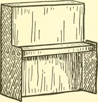 An illustration from When mother lets us make paper box furniture; a book which shows children just how to make most attractive toy furniture out of materials which cost practically nothing--toys which give as much pleasure as those from expensive toy shops (1914)