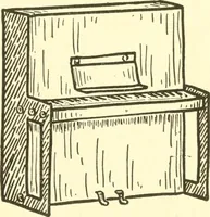An illustration from When mother lets us make paper box furniture; a book which shows children just how to make most attractive toy furniture out of materials which cost practically nothing--toys which give as much pleasure as those from expensive toy shops (1914)