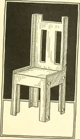 An illustration from When mother lets us make paper box furniture; a book which shows children just how to make most attractive toy furniture out of materials which cost practically nothing--toys which give as much pleasure as those from expensive toy shops (1914)