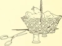 An illustration from When mother lets us give a party; a book that tells little folk how best to entertain and amuse their little friends (1909)