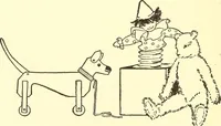 An illustration from When mother lets us give a party; a book that tells little folk how best to entertain and amuse their little friends (1909)