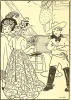 An illustration from When mother lets us give a party; a book that tells little folk how best to entertain and amuse their little friends (1909)