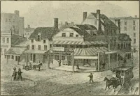 An illustration from When old New York was young (1902)