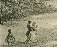 An illustration from When old New York was young (1902)