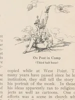 An illustration from Whistler's West Point drawings .. (1912)