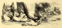 An illustration from White slavery in the Barbary states (1853)