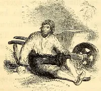 An illustration from White slavery in the Barbary states (1853)