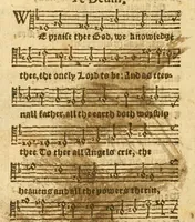 An illustration from The Whole booke of Psalmes collected into English meetre (1588)