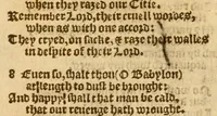 An illustration from The Whole booke of Psalmes collected into English meetre (1588)