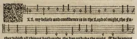An illustration from The whole booke of psalmes (1615)