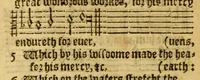 An illustration from The Whole booke of Psalmes collected into English meeter (1635)
