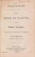 An illustration from Wicoicage, Hdinanpapi, Lewi toope, qa Wicayawapi. The first four books of Moses in the Dakota language: (1872)