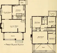 An illustration from Wildwood homes : being a collection of houses and details with suggestions for the home builder (1912)