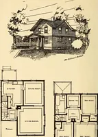 An illustration from Wildwood homes : being a collection of houses and details with suggestions for the home builder (1912)