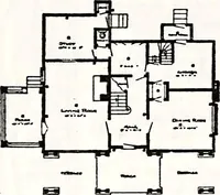An illustration from Wildwood homes : being a collection of houses and details with suggestions for the home builder (1912)