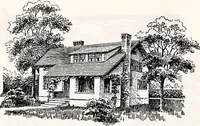 An illustration from Wildwood homes : being a collection of houses and details with suggestions for the home builder (1912)