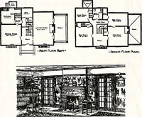 An illustration from Wildwood homes : being a collection of houses and details with suggestions for the home builder (1912)