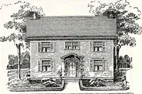 An illustration from Wildwood homes : being a collection of houses and details with suggestions for the home builder (1912)