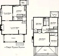 An illustration from Wildwood homes : being a collection of houses and details with suggestions for the home builder (1912)
