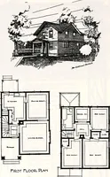 An illustration from Wildwood homes : being a collection of houses and details with suggestions for the home builder (1912)