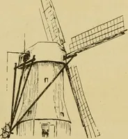 An illustration from Windmills, picturesque and historic : the Motors of the past / by F.H. Shelton (1919)