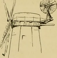 An illustration from Windmills, picturesque and historic : the Motors of the past / by F.H. Shelton (1919)