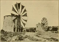 An illustration from Windmills, picturesque and historic : the Motors of the past / by F.H. Shelton (1919)