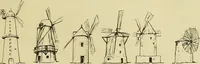 An illustration from Windmills, picturesque and historic : the Motors of the past / by F.H. Shelton (1919)