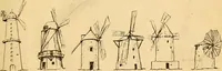 An illustration from Windmills, picturesque and historic : the Motors of the past (1919)