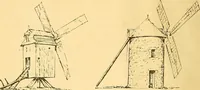 An illustration from Windmills, picturesque and historic : the Motors of the past (1919)