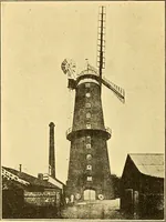 An illustration from Windmills, picturesque and historic : the Motors of the past (1919)