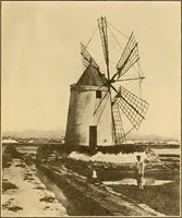 An illustration from Windmills, picturesque and historic : the Motors of the past (1919)
