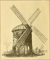 An illustration from Windmills, picturesque and historic : the Motors of the past (1919)