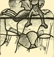 An illustration from Windows; a book about stained & painted glass (1897)