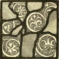 An illustration from Windows; a book about stained & painted glass (1897)