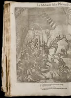 Picture 12 of 15 from Le premier volume contenant Quarante tableaux ou histoires diverses qui sont mémorables touchant les guerres, massacres, & troubles advenues en France en ces dernières années (1575), leaf 97