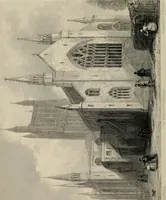 An illustration from Winkles's architectural and picturesque illustrations of the cathedral churches of England and Wales (1836)