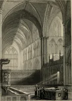 An illustration from Winkles's architectural and picturesque illustrations of the cathedral churches of England and Wales (1836)
