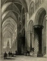 An illustration from Winkles's architectural and picturesque illustrations of the cathedral churches of England and Wales (1836)