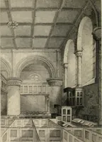 An illustration from Winkles's architectural and picturesque illustrations of the cathedral churches of England and Wales (1836)