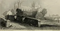 An illustration from Winkles's architectural and picturesque illustrations of the cathedral churches of England and Wales (1836)