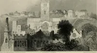 An illustration from Winkles's architectural and picturesque illustrations of the cathedral churches of England and Wales (1836)