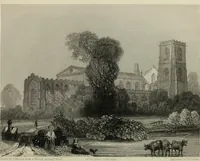 An illustration from Winkles's architectural and picturesque illustrations of the cathedral churches of England and Wales (1836)