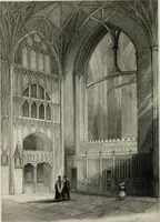 An illustration from Winkles's architectural and picturesque illustrations of the cathedral churches of England and Wales (1836)