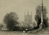 An illustration from Winkles's architectural and picturesque illustrations of the cathedral churches of England and Wales (1836)
