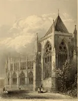An illustration from Winkles's architectural and picturesque illustrations of the cathedral churches of England and Wales (1836)