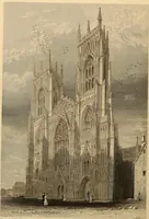 An illustration from Winkles's architectural and picturesque illustrations of the cathedral churches of England and Wales (1836)
