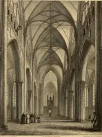 An illustration from Winkles's architectural and picturesque illustrations of the cathedral churches of England and Wales (1836)