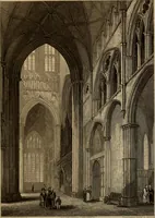 An illustration from Winkles's architectural and picturesque illustrations of the cathedral churches of England and Wales (1836)