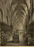 An illustration from Winkles's architectural and picturesque illustrations of the cathedral churches of England and Wales (1836)